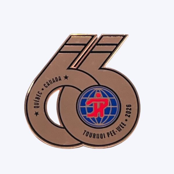 Épinglette grosse 66e bronze
